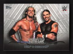 Edge & Christian Wrestling Cards 2016 Topps WWE Undisputed Tag Teams Prices