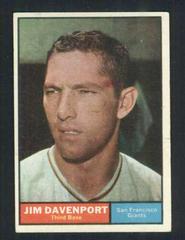 Jim Davenport #55 Baseball Cards 1961 Topps Prices