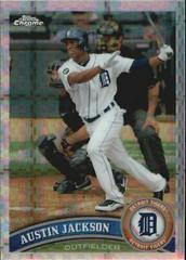 Austin Jackson [Xfractor] #28 Baseball Cards 2011 Topps Chrome Prices