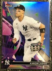 Aaron Judge [Blue Refractor] #77 Baseball Cards 2021 Topps Finest Prices