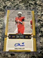 Cole Kelley [Gold] #BA-CK2 Football Cards 2022 Leaf Draft Autographs Prices
