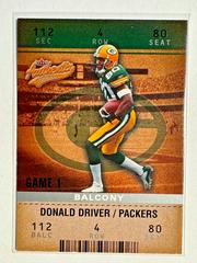 Donald Driver Football Cards 2003 Fleer Authentix Prices