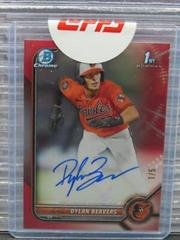 Dylan Dodd [Red Refractor] #CPA-DD Baseball Cards 2022 Bowman Chrome Prospect Autographs Prices