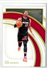 Bam Adebayo [Gold] #15 Basketball Cards 2021 Panini Immaculate Collection Prices