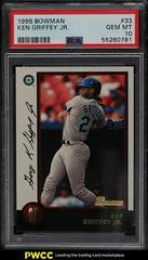 Ken Griffey Jr. #33 Baseball Cards 1998 Bowman Prices