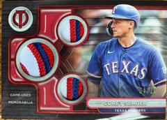 Corey Seager [Red] #TTR-CS Baseball Cards 2024 Topps Tribute Triple Relic Prices