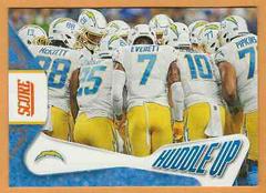 Los Angeles Chargers [Orange] #7 Football Cards 2023 Panini Score Huddle Up Prices
