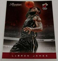 LeBron James Basketball Cards 2012 Panini Prestige Prices