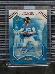 Trevor Lawrence [Autograph Red Zone] #201 Football Cards 2021 Panini Playoff Prices