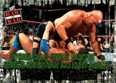Stone Cold Steve Austin, Edge, Christian, Kurt Angle #91 Wrestling Cards 2001 Fleer WWF Raw Is War Prices