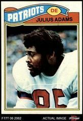 Julius Adams Football Cards 1977 Topps Prices