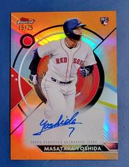 Masataka Yoshida [Orange] #FA-MY Baseball Cards 2023 Topps Finest Autographs Prices