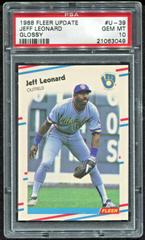 Jeff Leonard #U-39 Baseball Cards 1988 Fleer Update Glossy Prices