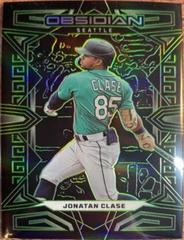 Jonatan Clase [Green] #9 Baseball Cards 2023 Panini Chronicles Obsidian Prices