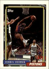 Dennis Rodman #137 Basketball Cards 1992 Topps Prices