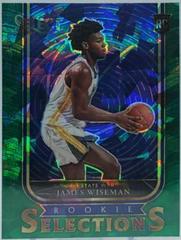James Wiseman [Green Blue Ice] Basketball Cards 2020 Panini Select Rookie Selections Prices