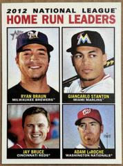 NL Home Run Leaders #9 Baseball Cards 2013 Topps Heritage Prices