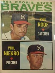 Braves Rookies [Phil Roof, Phil Niekro] #541 Baseball Cards 1964 Topps Prices