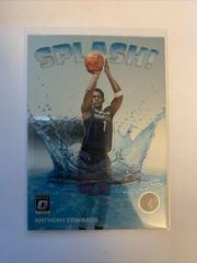 Anthony Edwards #2 Basketball Cards 2022 Panini Donruss Optic Splash Prices