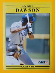 Andre Dawson Baseball Cards 1991 Fleer Prices