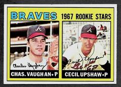 Braves Rookies [C. Vaughan, C. Upshaw] Baseball Cards 1967 Topps Prices