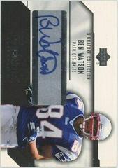 Ben Watson Football Cards 2004 Upper Deck Diamond Pro Sigs Signature Collection Prices