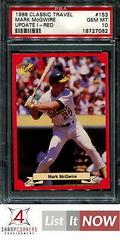 Mark McGwire [Red] #153 Baseball Cards 1988 Classic Travel Update I Prices