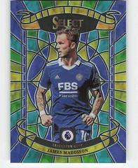 James Maddison #30 Soccer Cards 2022 Panini Select Premier League Stained Glass Prices