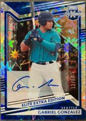 Gabriel Gonzalez [Blue Signature] #168 Baseball Cards 2022 Panini Elite Extra Edition Prices