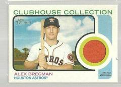 Alex Bregman #CC-AB Baseball Cards 2022 Topps Heritage Clubhouse Collection Relics Prices