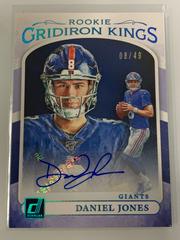 Daniel Jones #RGK 2 Football Cards 2019 Donruss Rookie Gridiron Kings Autographs Prices