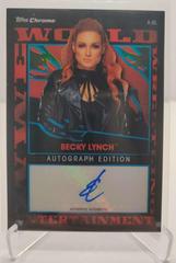 Becky Lynch [Refractor] Wrestling Cards 2021 Topps Slam Attax Chrome WWE Autographs Prices