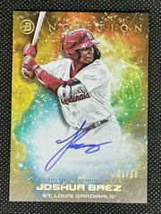 Joshua Baez [Gold] Baseball Cards 2022 Bowman Inception Primordial Prospects Autograph Prices