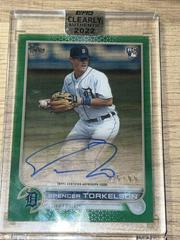 Spencer Torkelson [Green] #CAA-ST Baseball Cards 2022 Topps Clearly Authentic Autographs Prices