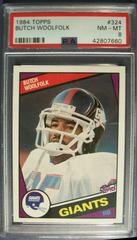 Butch Woolfolk #324 Football Cards 1984 Topps Prices