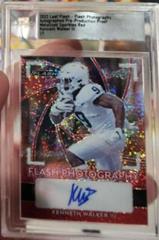 Kenneth Walker III [Metalized Sparkles Red] #FP-KW1 Football Cards 2022 Leaf Flash Photography Autographs Prices