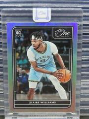 Ziaire Williams Basketball Cards 2021 Panini One and One Prices