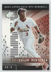 Edgar Renteria #20 Baseball Cards 2004 Spx Prices