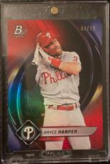 Bryce Harper [Red] #57 Baseball Cards 2022 Bowman Platinum Prices