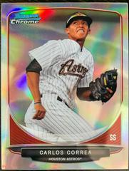 Carlos Correa [Refractor] Baseball Cards 2013 Bowman Chrome Prospect Prices