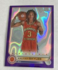 Aaliyah Gayles [Purple] #90 Basketball Cards 2022 Topps Chrome McDonald's All-American Prices