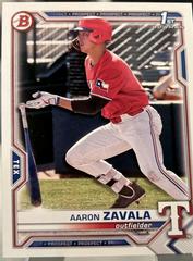 Aaron Zavala #BD-101 Baseball Cards 2021 Bowman Draft Prices