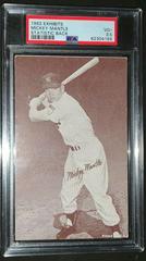 Mickey Mantle Baseball Cards 1962 Exhibits Statistic Back Prices