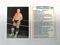 Dusty Rhodes #105 Wrestling Cards 1988 Wonderama NWA Prices