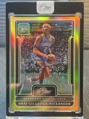 Shai Gilgeous Alexander [Gold] #73 Basketball Cards 2022 Panini One and One Prices