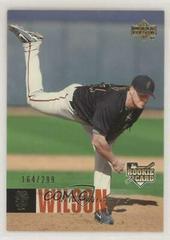 Brian Wilson [Gold] #984 Baseball Cards 2006 Upper Deck Prices