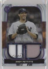 Andy Pettitte [Purple] Baseball Cards 2022 Topps Tribute Dual Relics Prices
