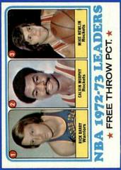 NBA FT Pct. Leaders #156 Basketball Cards 1973 Topps Prices