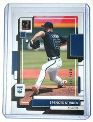 Spencer Strider [Red] #10 Baseball Cards 2022 Panini Chronicles Clearly Donruss Prices
