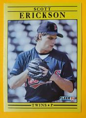 Scott Erickson #608 Baseball Cards 1991 Fleer Prices